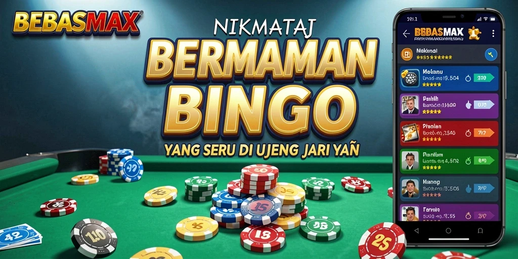 Tampilan gameplay seru dari aplikasi Bingo BEBASMAX.