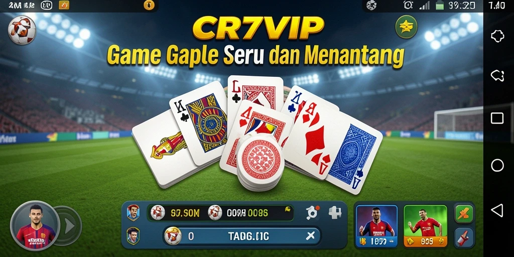 Tampilan gameplay Gaple yang menarik dan interaktif.
