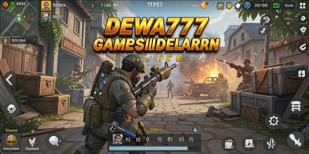 Tampilan gameplay menarik di DEWA777 dengan aksi TPS seru.