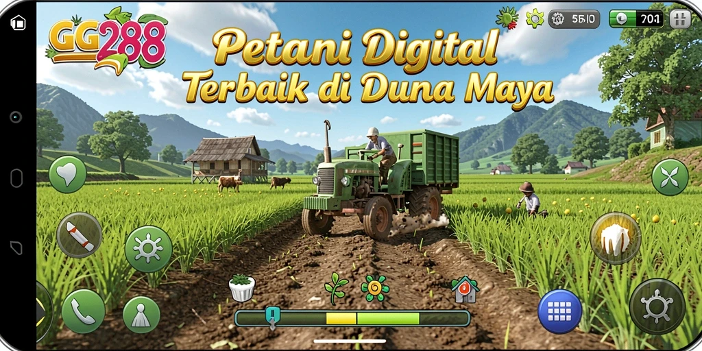 Screenshot utama GG288 menampilkan petualangan bertani yang seru dan mengasyikkan.
