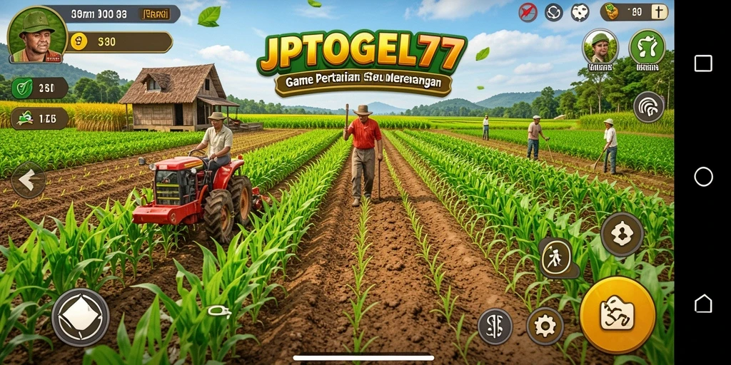 Tampilan gameplay seru di dunia pertanian JPTOGEL77.