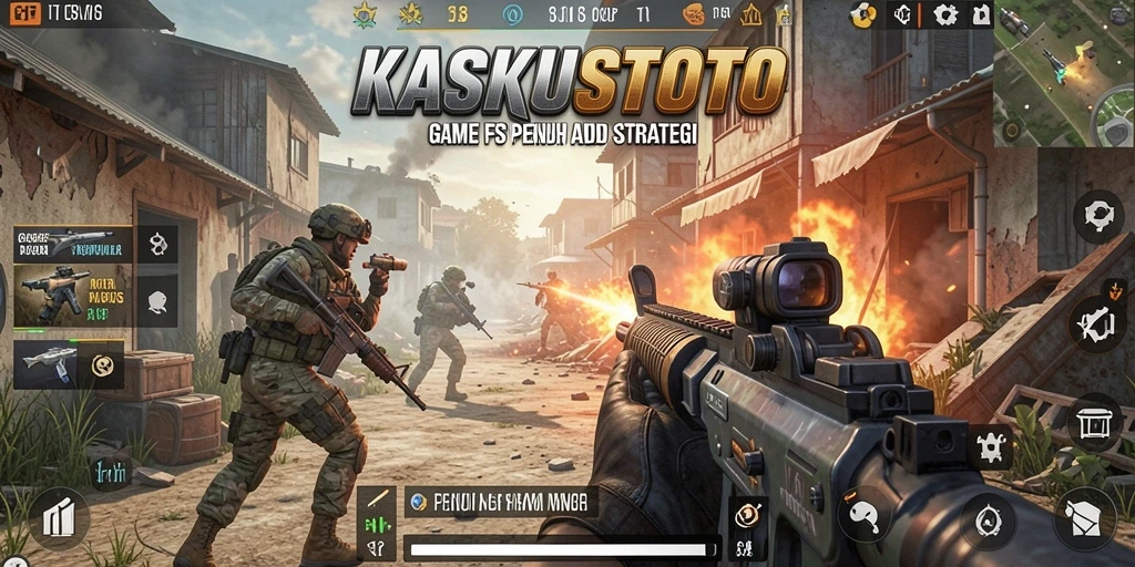 Menampilkan aksi tembak-menembak seru dalam KASKUSTOTO.