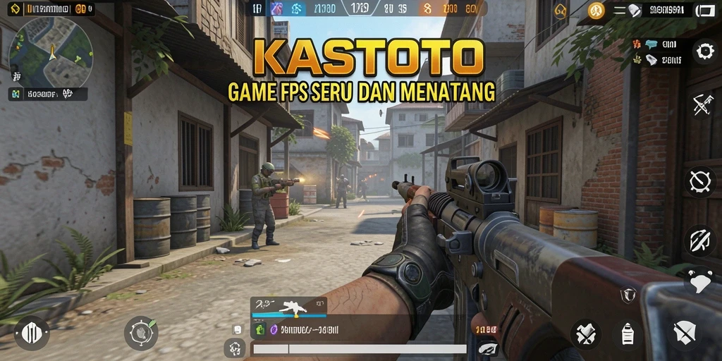 Tampilan gameplay KASTOTO yang mendebarkan dan penuh aksi.