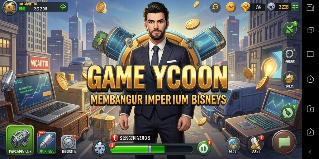 Screenshot gameplay <strong>MACANTOTO</strong> menampilkan pengalaman Tycoon yang seru.