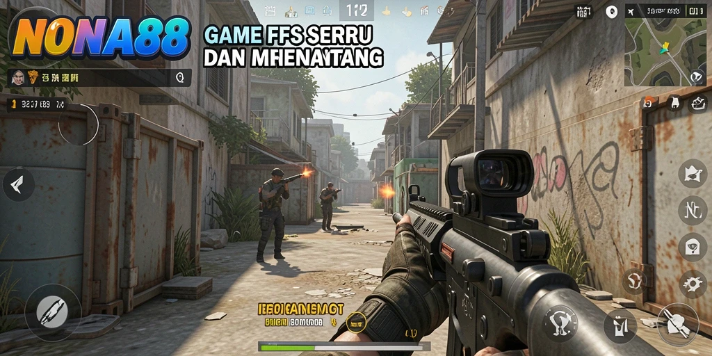 Tampilan gameplay NONA88 yang penuh aksi dan strategi.