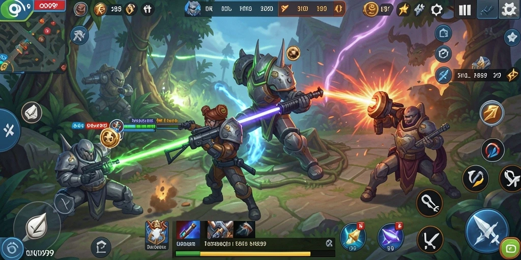 Screenshot gameplay OVO99 yang menunjukkan aksi strategi seru.