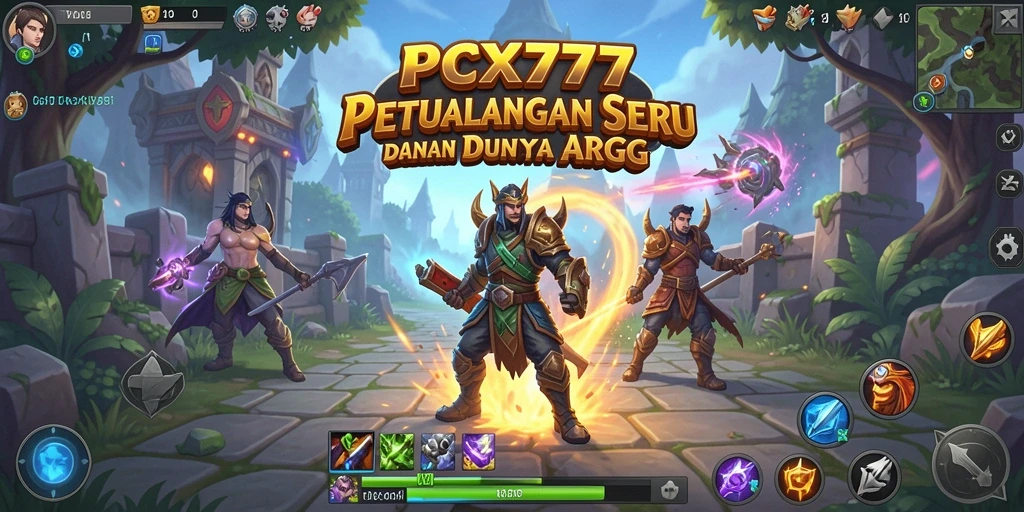 Tampilan gameplay PCX777 yang mendebarkan dan penuh aksi.