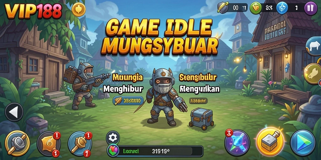 Tampilan gameplay <strong>VIP188</strong> yang menarik dengan mekanisme Idle.
