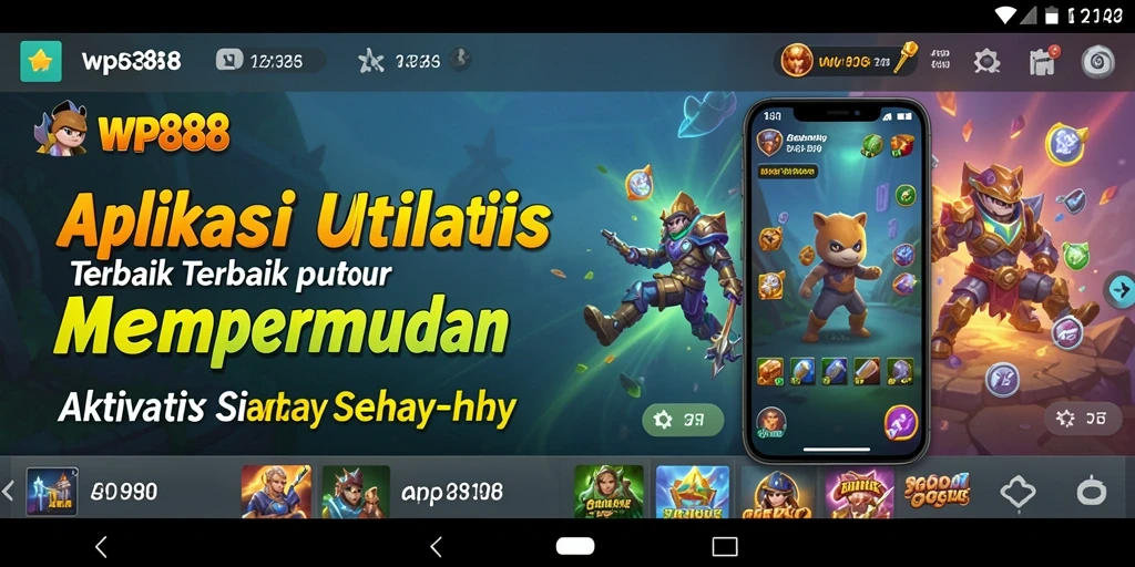 Tampilan intuitif dari aplikasi WP888 untuk mempermudah kehidupan sehari-hari.